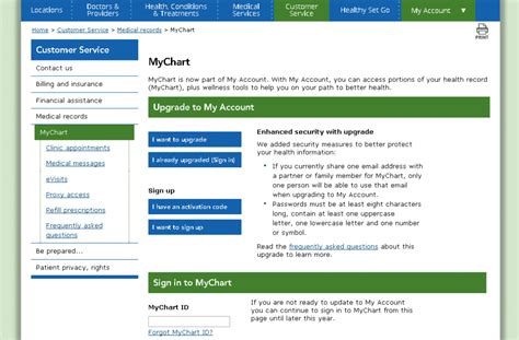 my chart allina|mychart patient login.